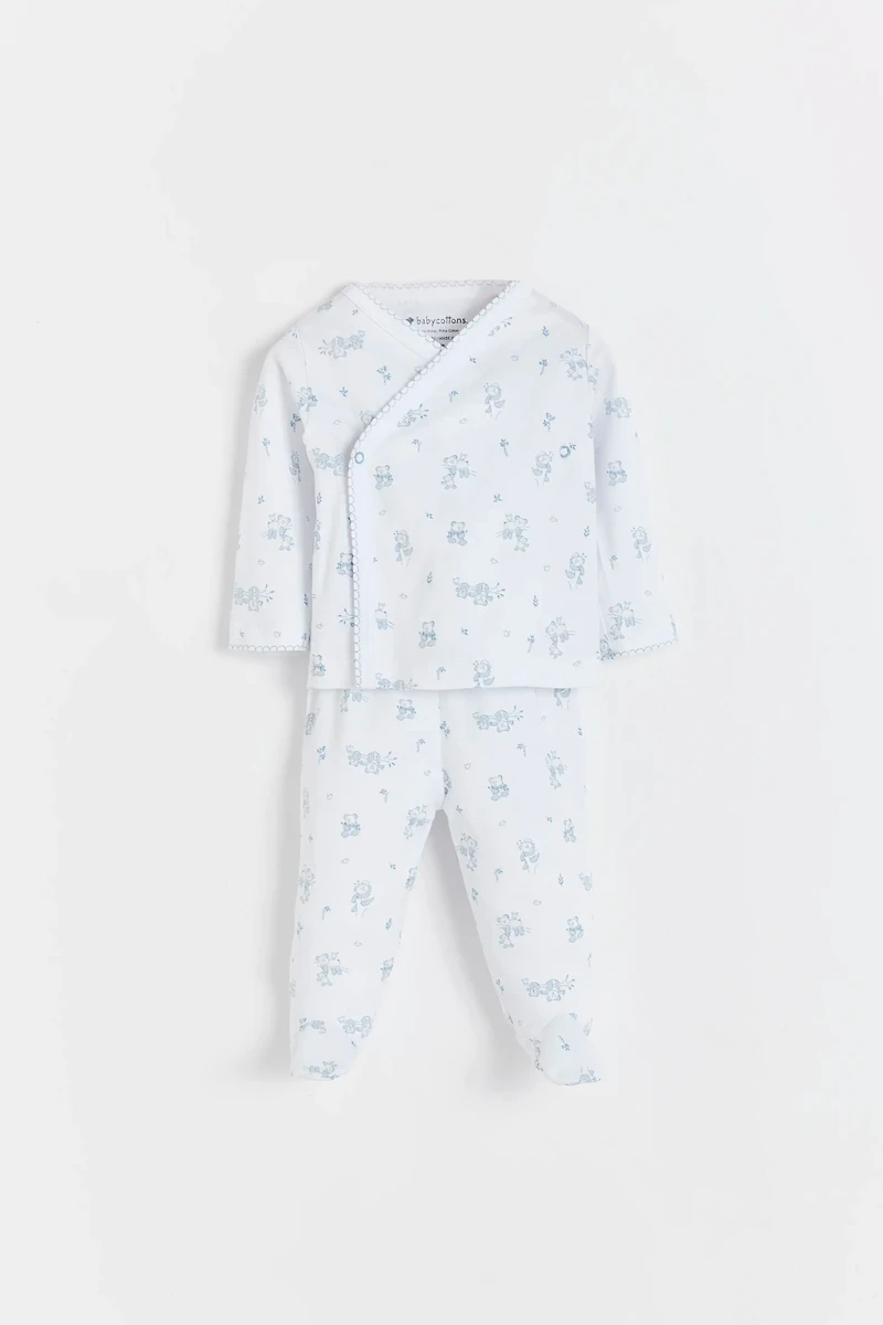 Little Panda Kimono & Pants Set