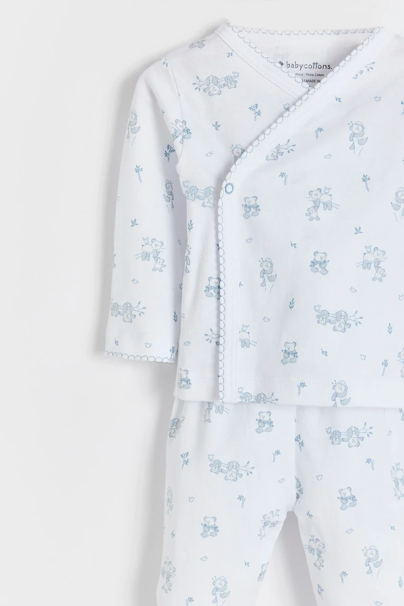Little Panda Kimono & Pants Set