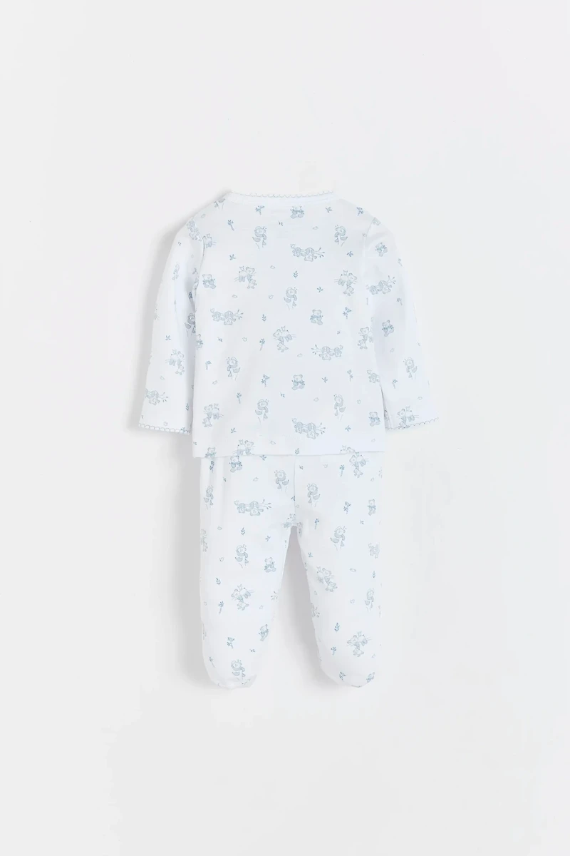 Little Panda Kimono & Pants Set