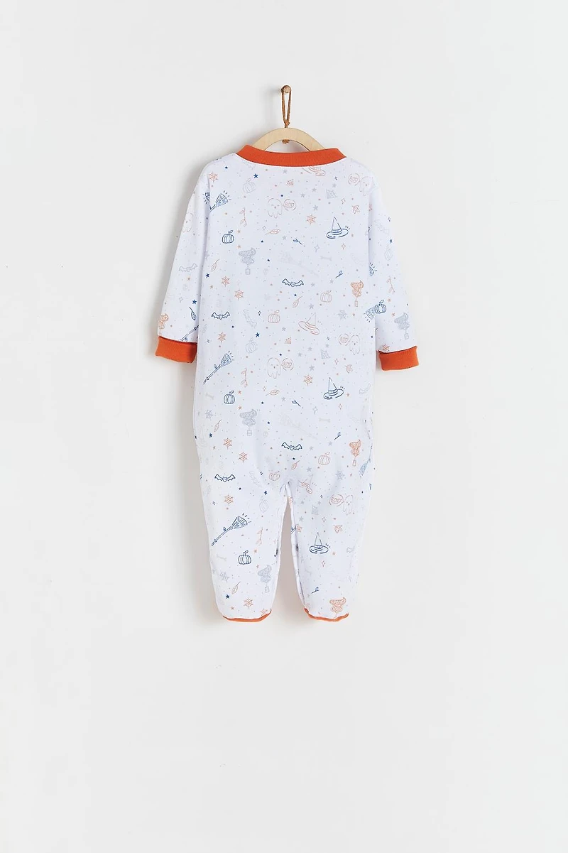 Halloween Snaps Footed Pajama