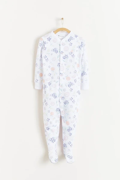 Orange Snug Footie Pajamas