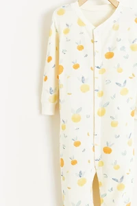 Nature Waffle Snug Footie Pajamas