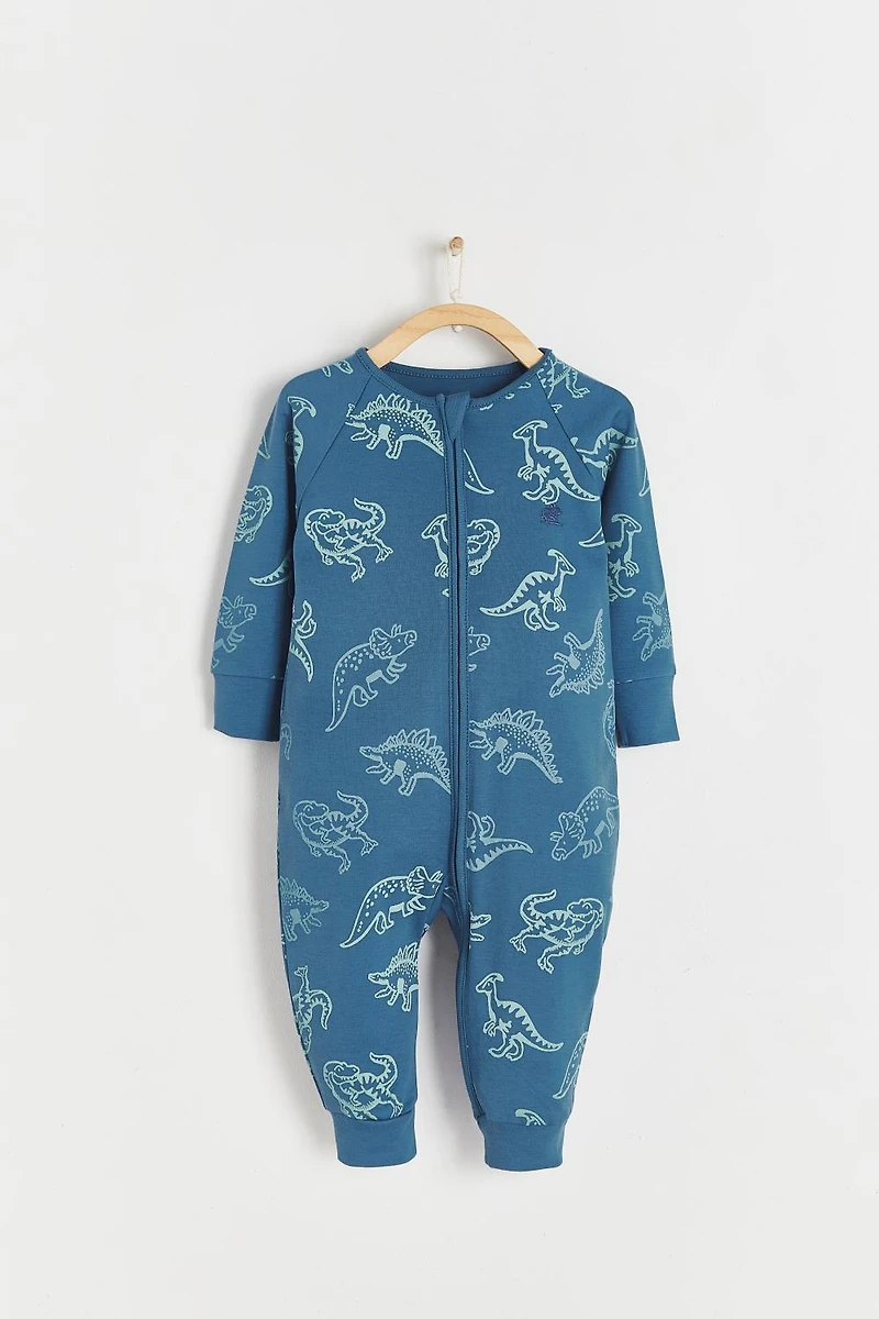 Rex Zip One-Piece Pajamas