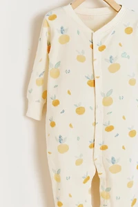 Nature Waffle Footie Pajamas