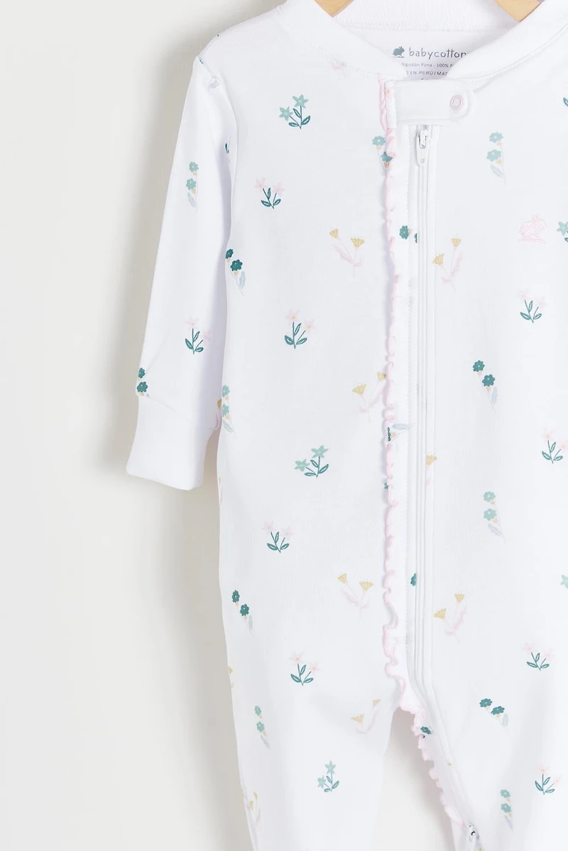 Mila Zip Footed Pajama