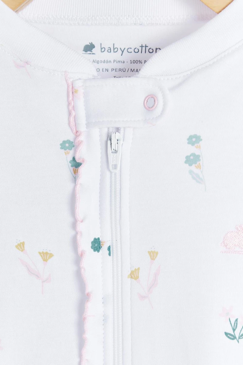 Mila Zip Footed Pajama