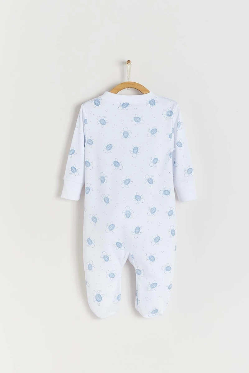 Turtles Zip Footed Pajama