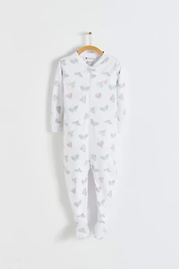 Lisa Snug Fit Zip Footed Pajama