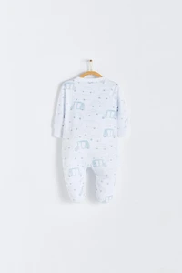 Tuc Zip Footed Pajama