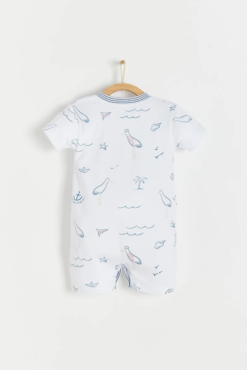 Sea Zip Footed Pajama