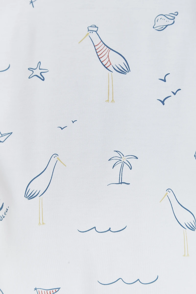 Sea Zip Footed Pajama