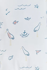Sea Zip Footed Pajama