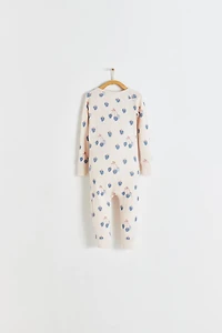 Berrypop Snug Fit Zip Footless Pajama
