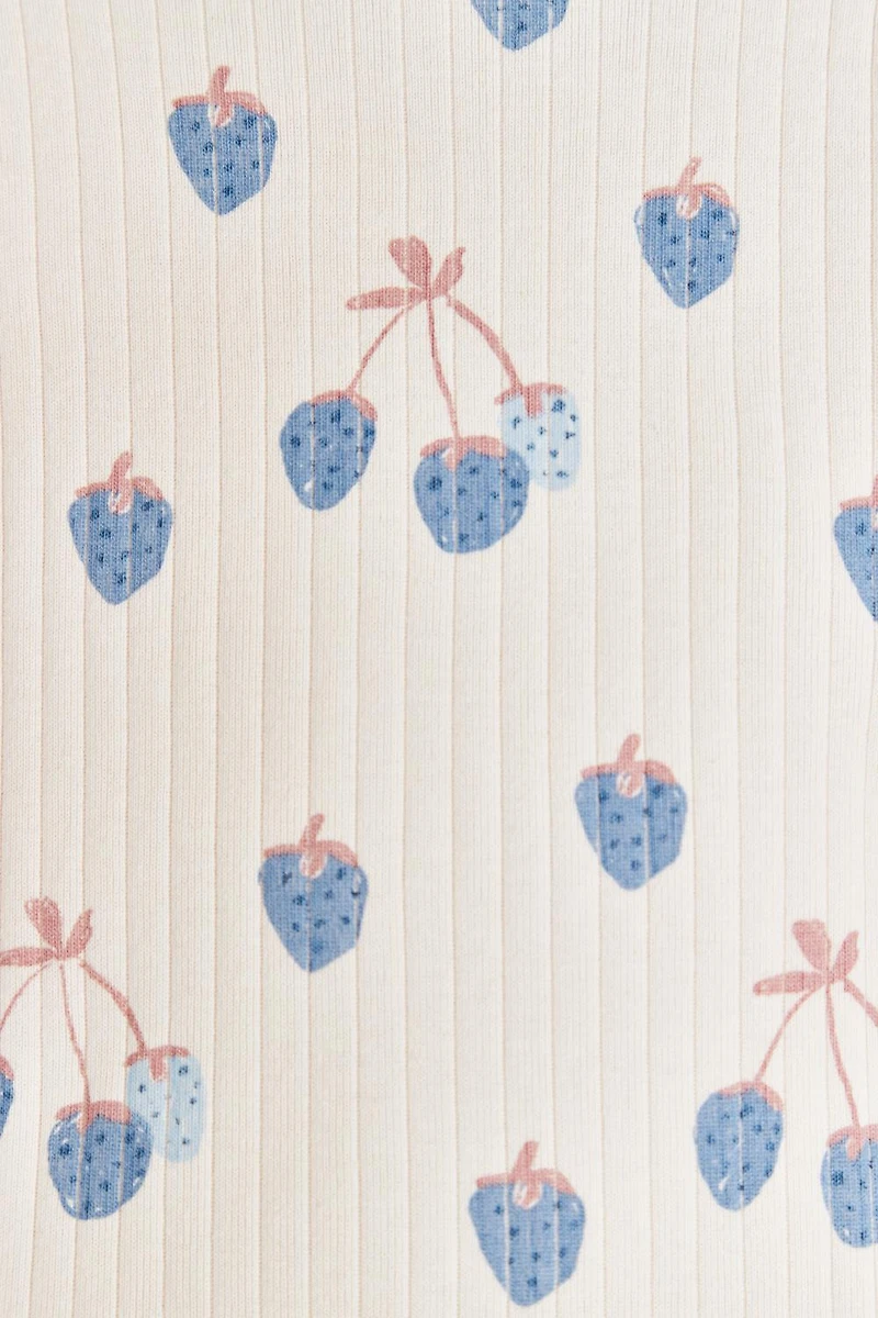 Berrypop Snug Fit Zip Footless Pajama