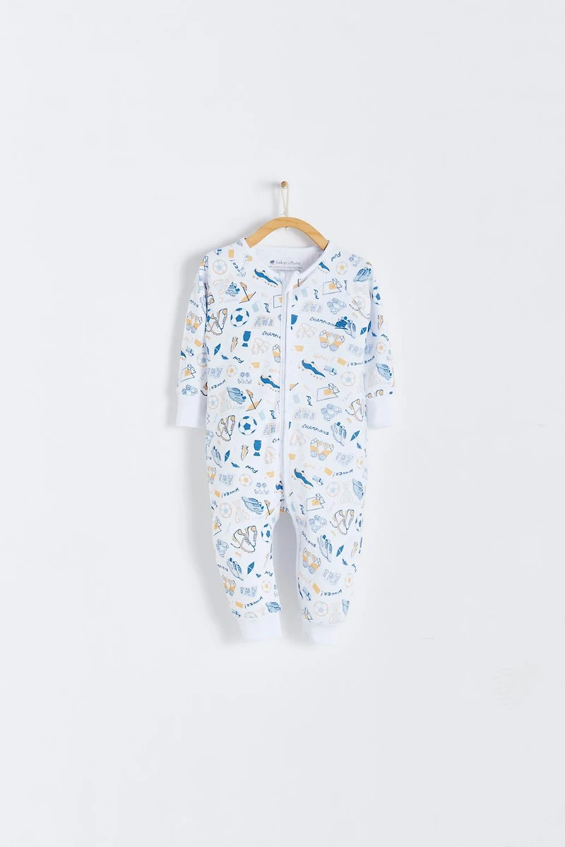 Inter Zip Footless Pajama