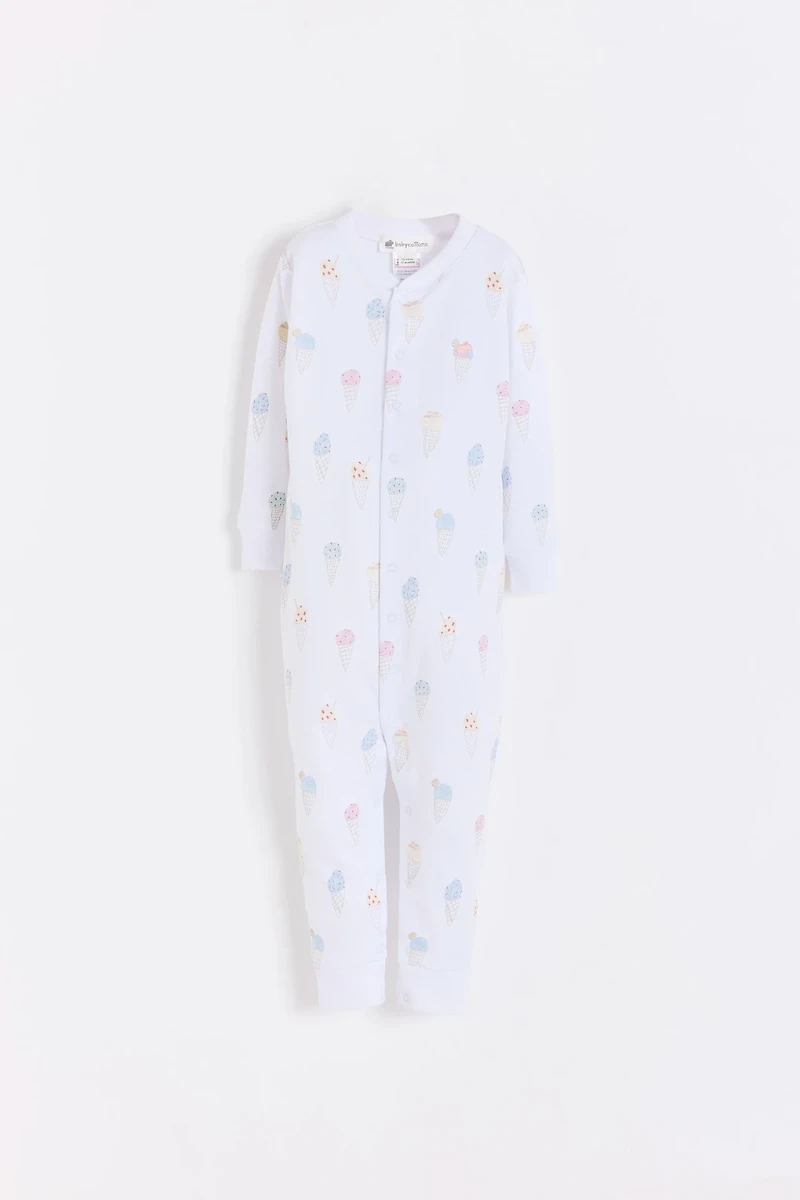Gelato Snug Footless Pima Cotton Pajama
