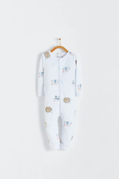 Wild Snug Fit Zip Footless Pajama