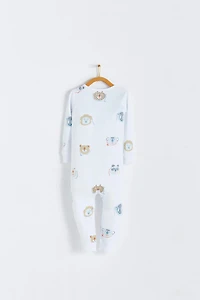 Wild Snug Fit Zip Footless Pajama