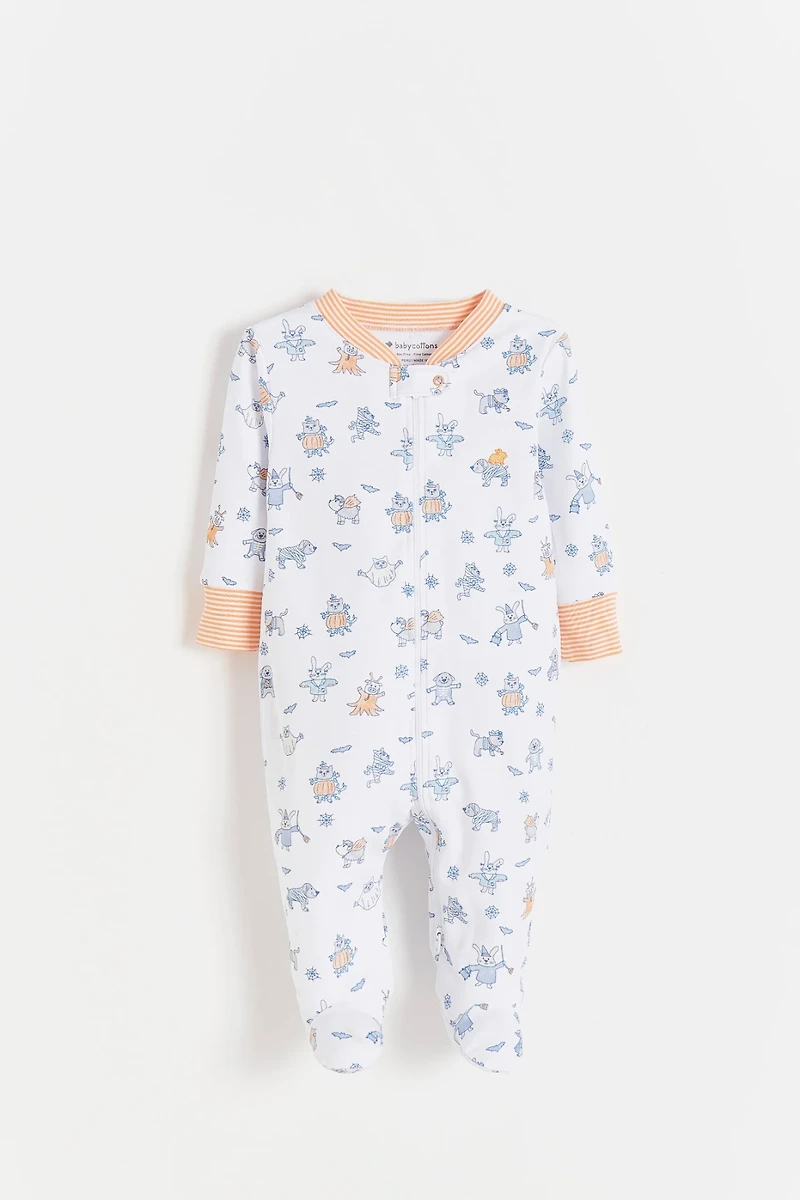 Halloween Zip Footed Pajama