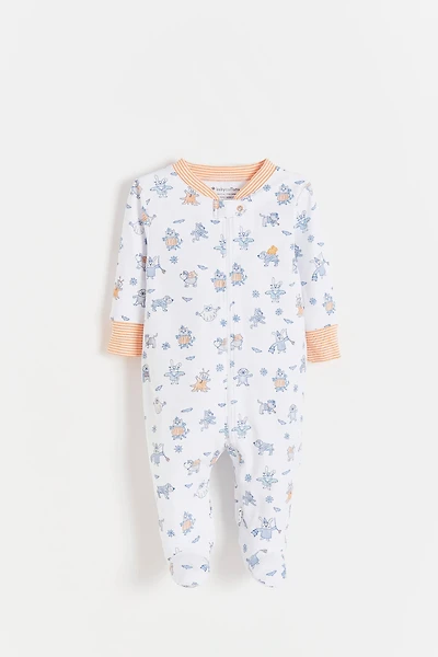 Halloween Zip Footed Pajama