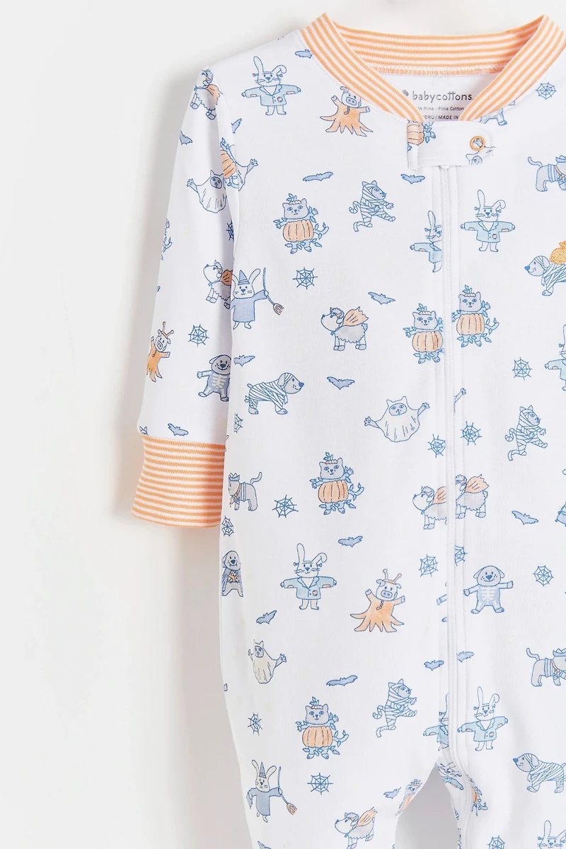 Halloween Zip Footed Pajama