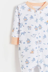 Halloween Zip Footed Pajama