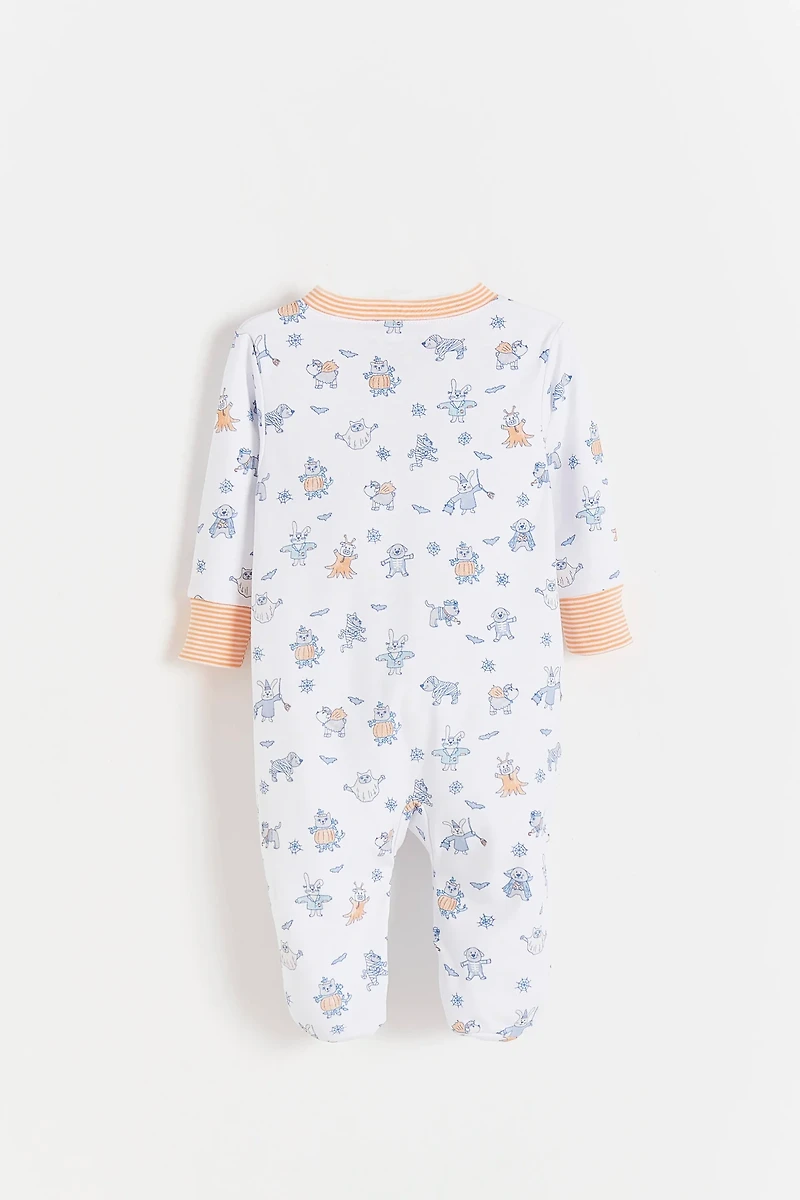 Halloween Zip Footed Pajama