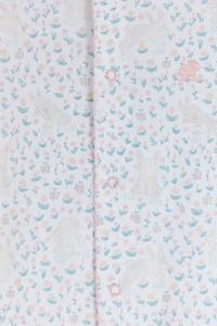 Caramel  Front-Snap Footie