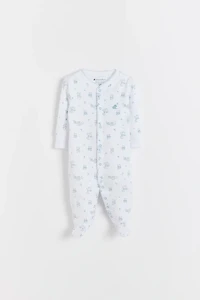 Little Panda Front-Snap Footie