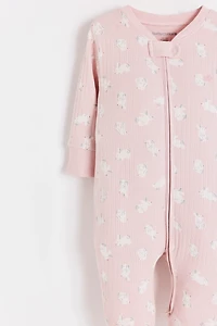 Hoppers Zip Footed Pajama