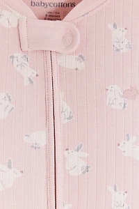 Hoppers Zip Footed Pajama
