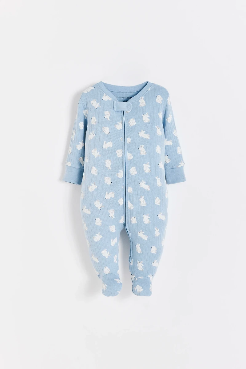 Hoppers Zip Footed Pajama