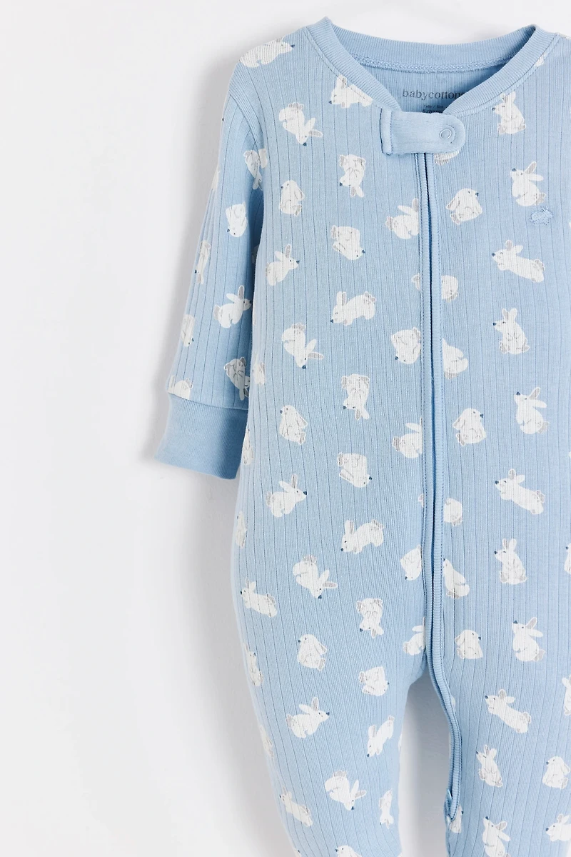 Hoppers Zip Footed Pajama