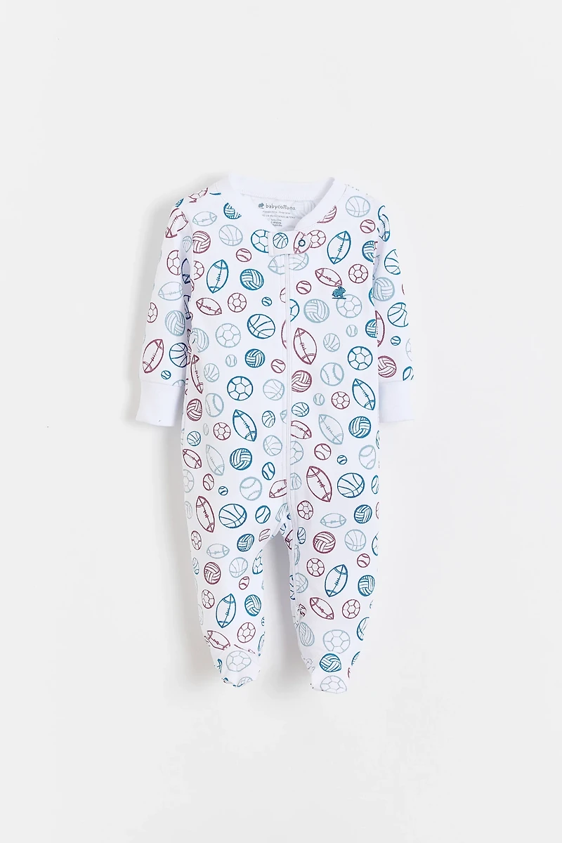 Bouncy Zip Footed Pajama