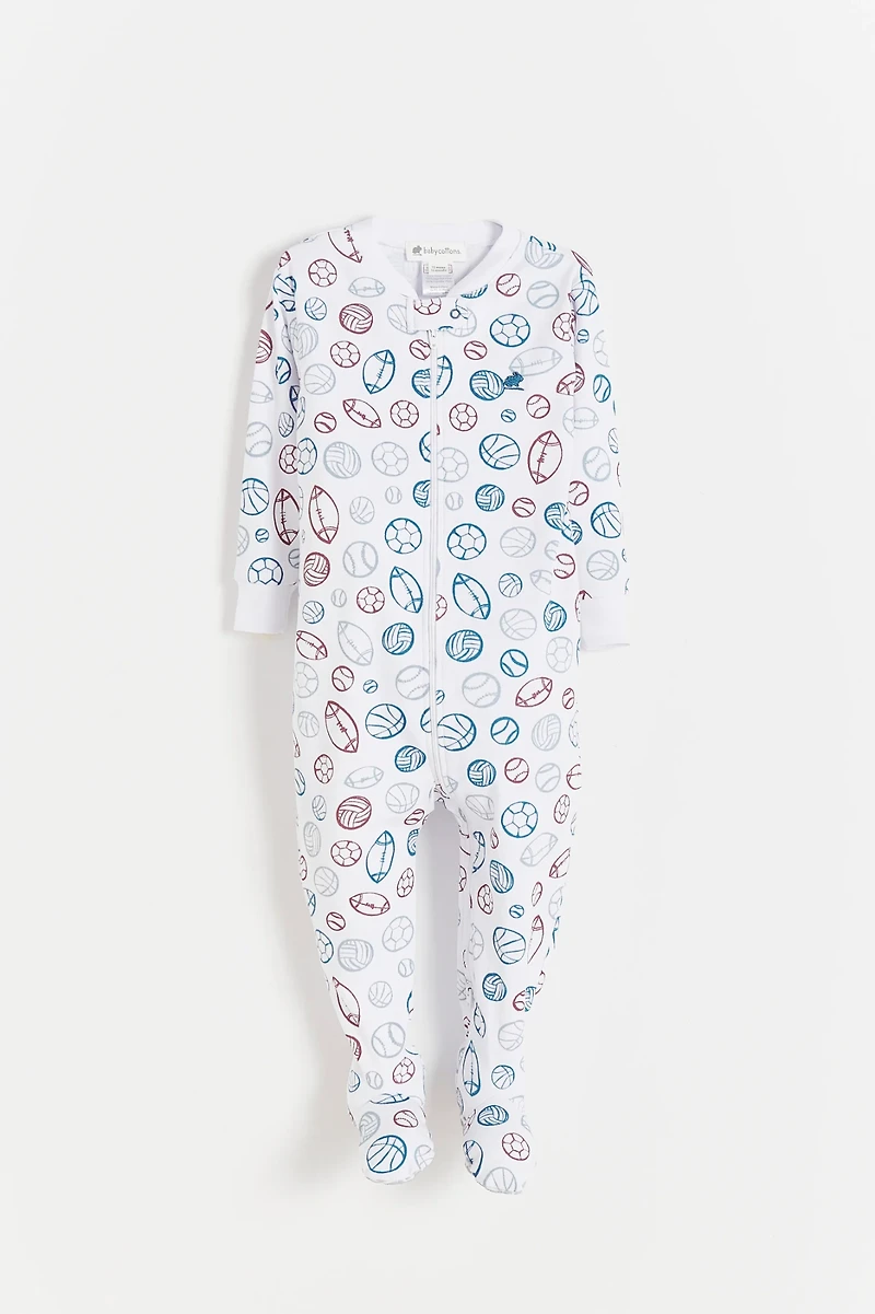 Bouncy Snug Zip Footed Pajama