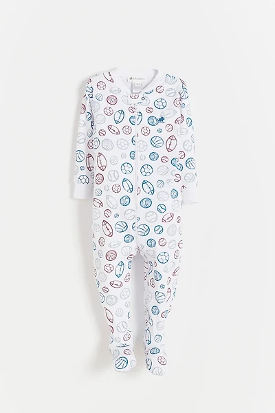 Bouncy Snug Zip Footed Pajama
