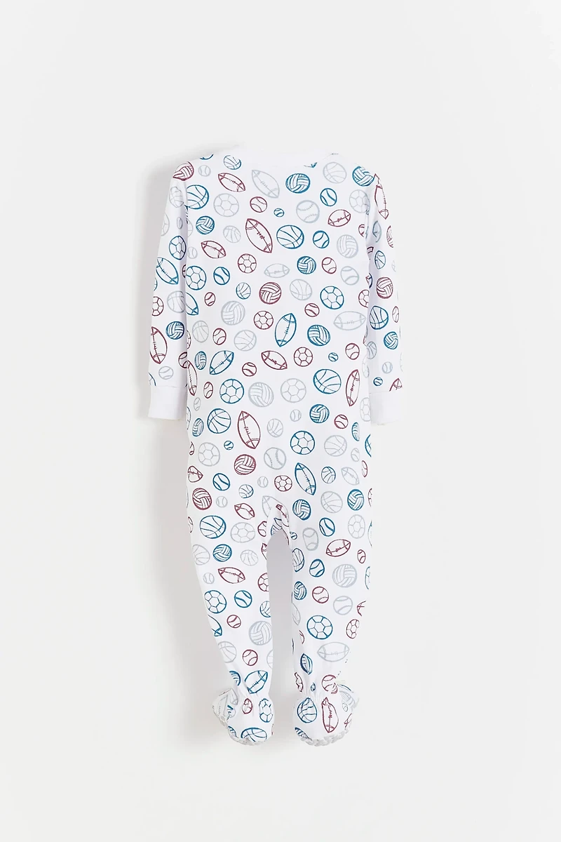 Bouncy Snug Zip Footed Pajama