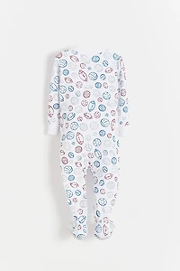Bouncy Snug Zip Footed Pajama