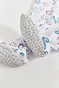 Bouncy Snug Zip Footed Pajama