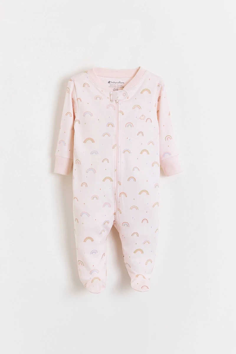 Whimsy Zip Footed Pajama