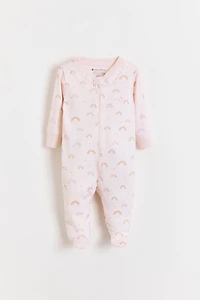 Whimsy Zip Footed Pajama