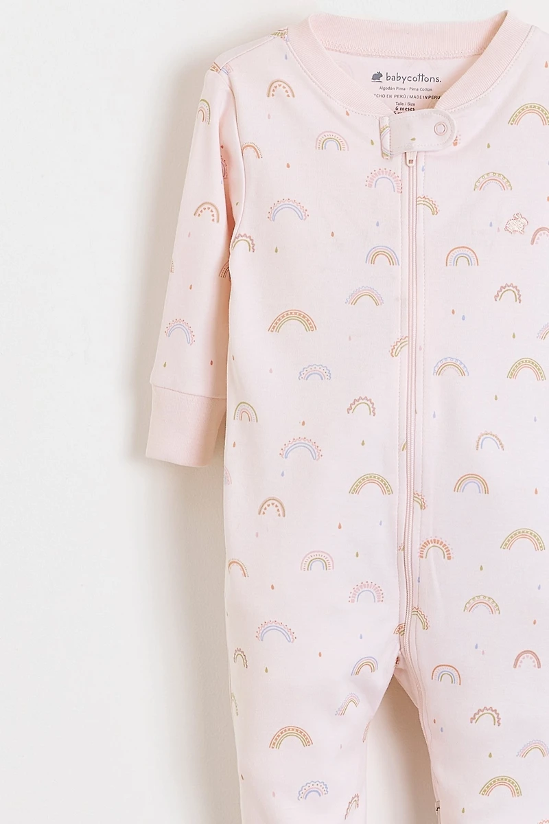 Whimsy Zip Footed Pajama