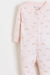 Whimsy Zip Footed Pajama