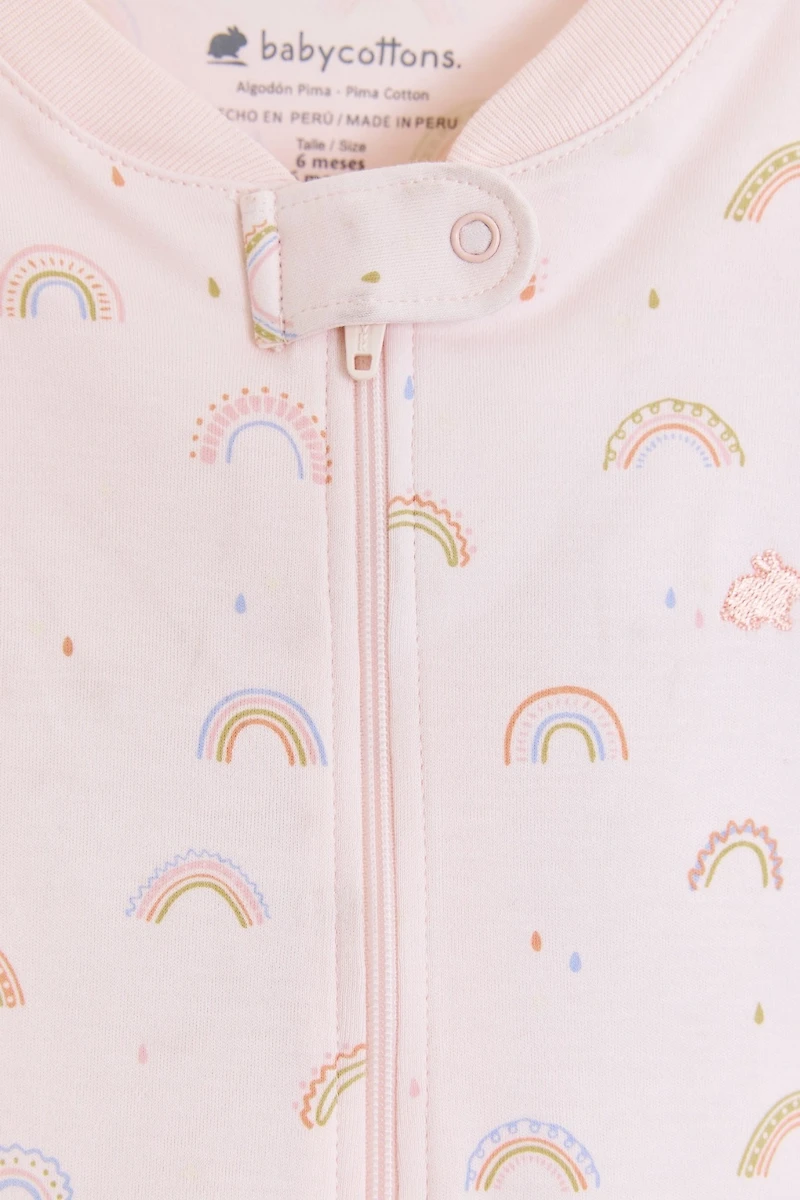 Whimsy Zip Footed Pajama