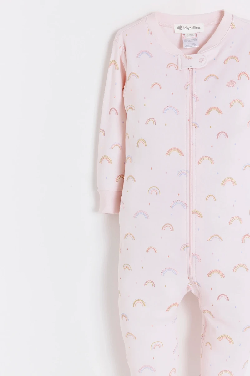 Whimsy Snug Zip Footed Pajama