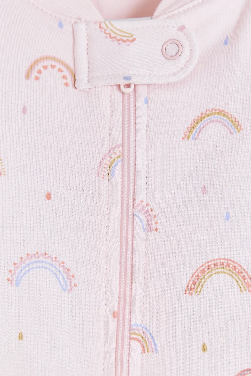 Whimsy Snug Zip Footed Pajama