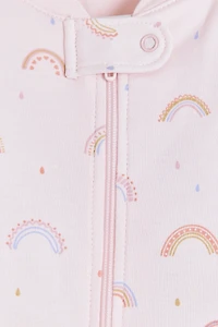 Whimsy Snug Zip Footed Pajama