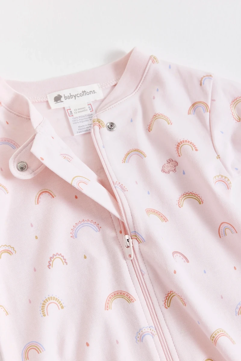 Whimsy Snug Zip Footed Pajama