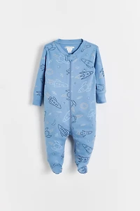 Skyward Zip Footed Pajama
