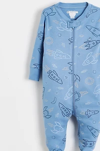 Skyward Zip Footed Pajama